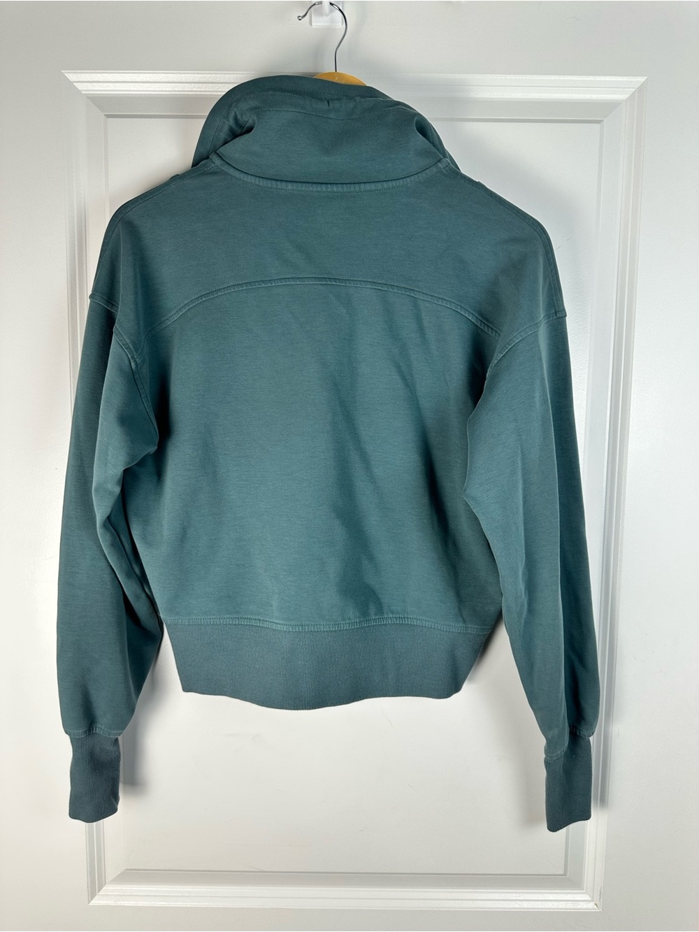 Old Navy Teal Half-Zip Pullover Hoodie - Picture 4 of 6
